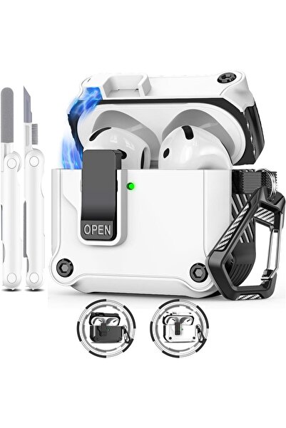 Generic Compatible with AirPods 4 Case Cover for Women and Men, Automatic Sna...