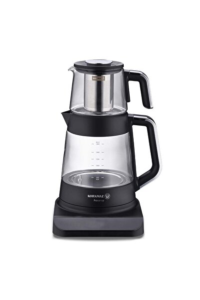 KORKMAZ Yeni Prosense Elektrikli Cam Çaydanlık 2.6lt •Hem Çaycı Hem Kettle