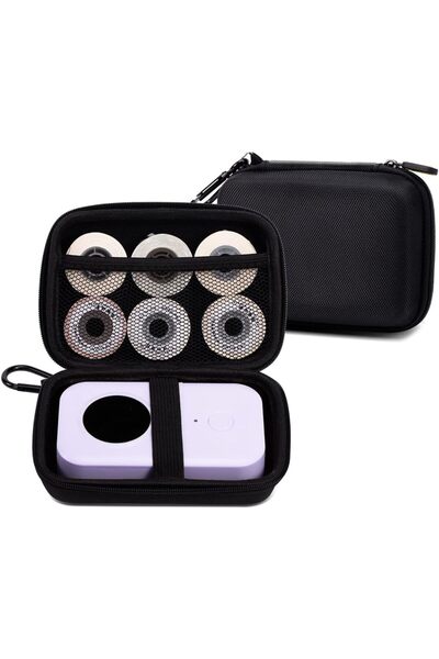 Generic Label Printer Case Hard Carry Case Compatible D30/Q30S/M02/M02S/M110/...