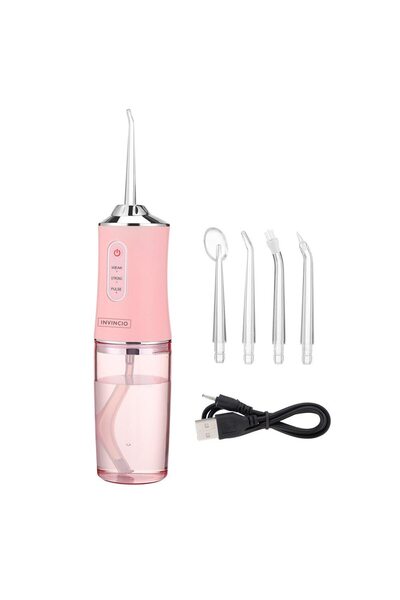 OEM Irigator oral portabil, duș bucal - 220ml, reîncărcabil prin USB, silenți...