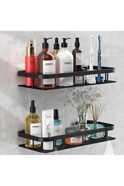 Generic Bathroom Corner Adhesive Shower Caddy, Rectangular Basket-Lightweight...