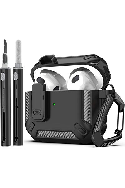 Generic Compatible with AirPods 4rd Generation Case Cover with Cleaner Kit,Se...