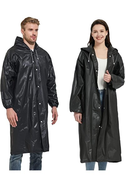 Generic Rain Coat for Adults, 1 Pack Reusable Rain Ponchos, Waterproof Hooded...