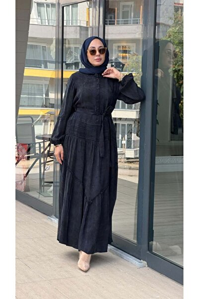 MissWhence Batik Desen Elbise 40846