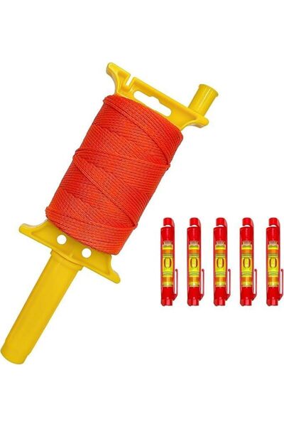 Generic Mason Line， Twisted 540 FT #18 Reloadable Reel with 5 Built-in Levels...