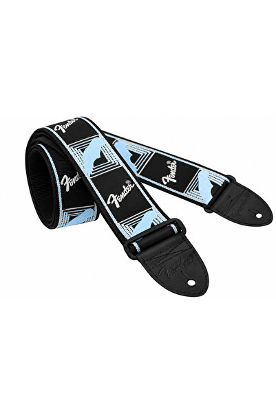 FENDER 2'' Monogrammed Askı Black/Light Grey/Blue