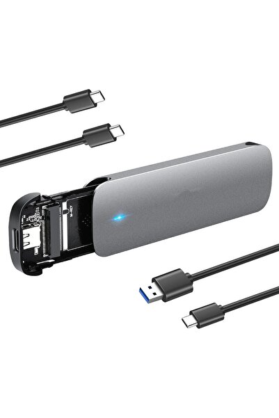 Generic M.2 SSD Enclosure, NVME SATA Dual Protocol, USB C 3.2 Gen 2 Adapter, ...