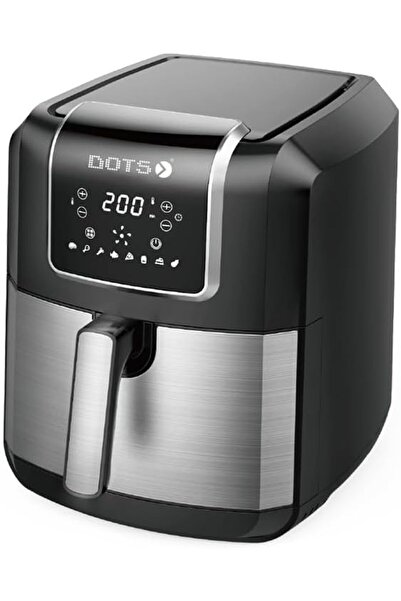 Generic Dots Air Fryer, 6.5 Liter, 1700 Watts, Digital, Silver, FRA-065
