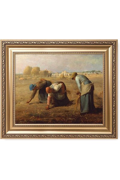 Generic لوحة جدارية مؤطرة من سلسلة The Gleaners للفنان جان فرانسوا ميليه، مقا...
