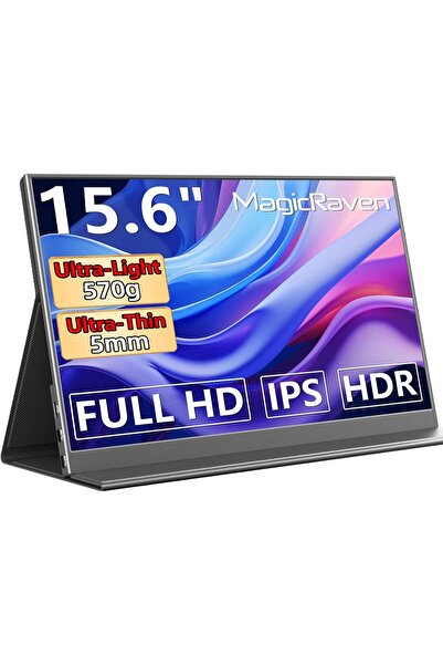 ON Electronics Portable Monitor 15.6", FHD 1080P Screen IPS