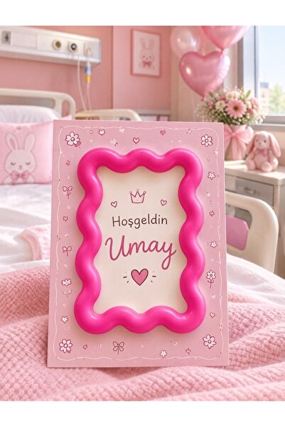 Kişiye Özel 3D 10'lu Dekoratif Çerçeve | Bebek / Çocuk Hediyelik Magnet