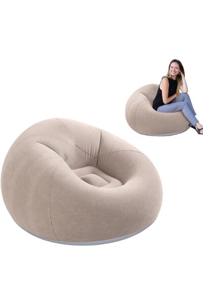 Generic Inflatable Bean Bag Chairs for Adult Kid Blow Up Chairs Inflatable La...