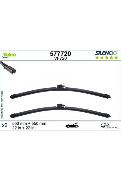 ZNGZRMLL SILECEK SUPURGESI TAKIMI 550mm / 550mm MERCEDES W246 W205 S205 C205 A205 N293 (175840) X2