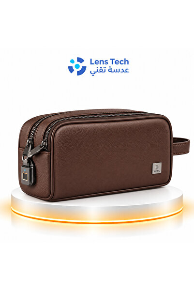 WIWU Phantom Pouch Pro Smart Bag – Fingerprint Lock and Luxurious Multi-Pocke...