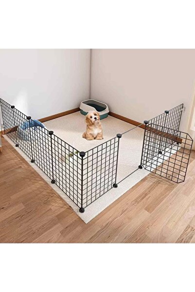 Generic Puppy Cage Playpen DIY, Dog Pet Indoor Outdoor Metal Fence With Door,...