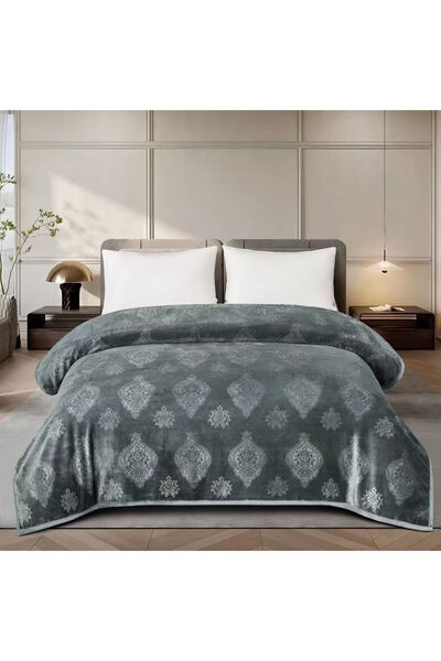 Moon Nefir Heavy Winter Blanket 6 kg Queen Size (210X230) Plain Modern