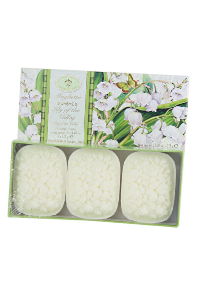 Saponificio Artigianale Fiorentino Set sapun Lilly of the Valley 3×125 gr, Sa...