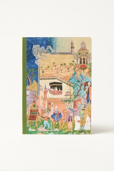 Bazen Defter Kabe'ye Yolculuk Sırtı Bez Ciltli Defter