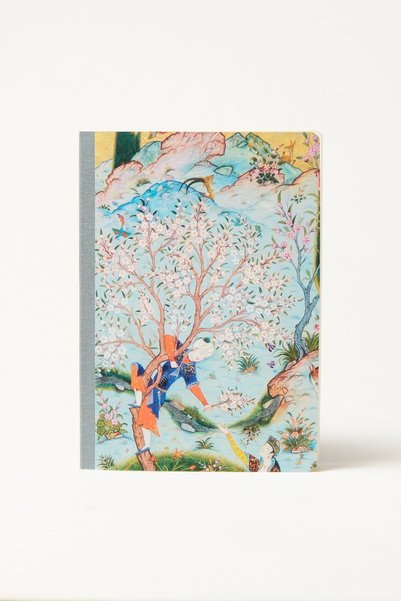 Bazen Defter Minyatür Çizimli Sırtı Bez Ciltli Defter No: JA09