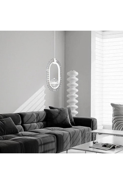Generic Brand إنارة سقف معلقة مودرن أبيض 25 واط LED 3 ألوان إضاءة HA/E6940/WH...