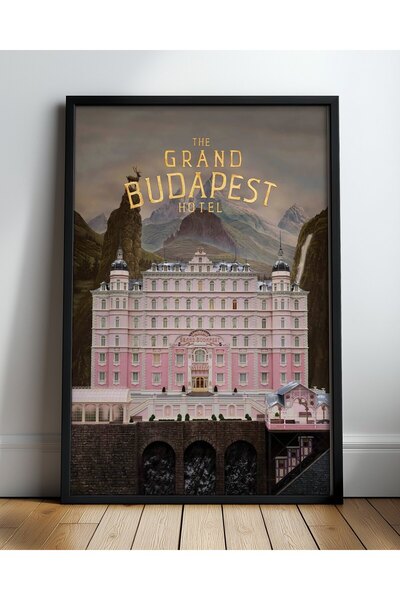 Mercher Club The Grand Budapest Hotel Tasarım 3 Çerçeveli Tablo Poster Duvar ...
