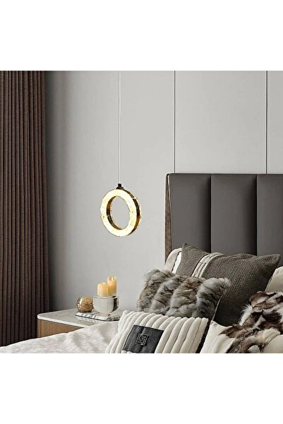 Generic Brand إنارة سقف معلقة مودرن ذهبي 9 واط LED 3 ألوان إضاءة HA/E6964/1FG...