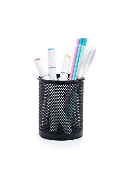Arabest Black Metal Mesh Pen Holder,Desktop Pencil Cup and Office Supply Orga...