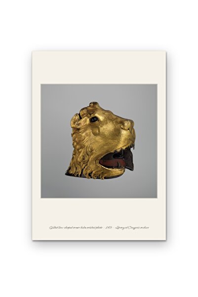 OEM Poster Carton 250g A4, Casca Armura Leu Aurit 1505, Arhiva Istorica
