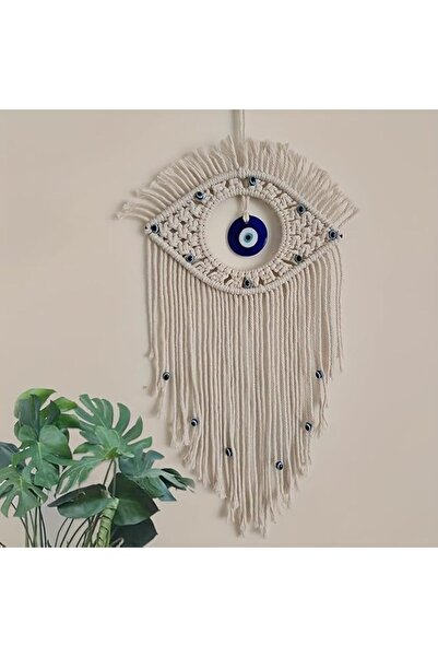 GENERAL Boho Style Handmading Wall Decor With Evil Eye Dream Catcher