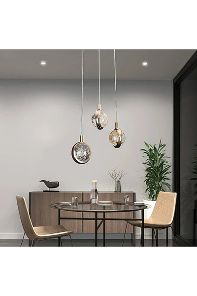 Generic Brand إنارة سقف معلقة ذهبي 18 واط LED 3 ألوان إضاءة HA/B4849/3/FGD+3CO