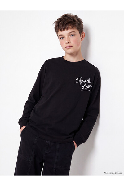 LC Waikiki Crew neck printed boys' t-shirt