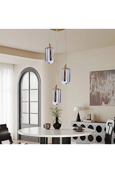 Generic Brand إنارة سقف معلقة مودرن ذهبي 12 واط LED 3 ألوان إضاءة HA/D6156/3F...