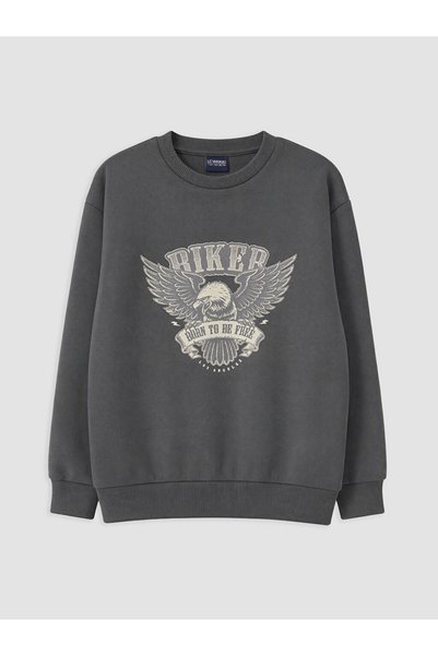 LC Waikiki سويت شيرت مطبوع للأولاد