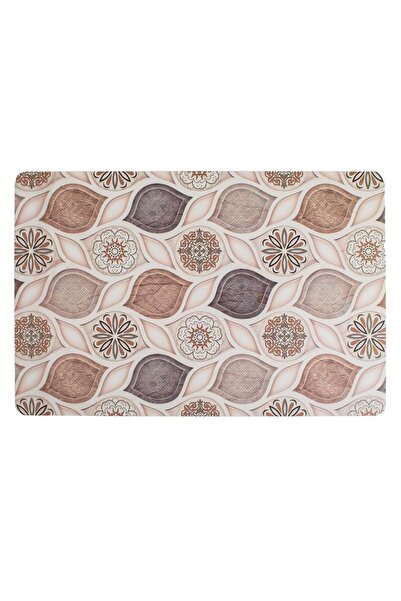 OEM Suport Farfurie Ecru Bej cu Model "Moroccan" 43.5x28.5cm