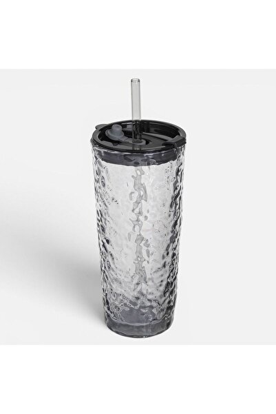 OEM "Muse" Smoky Glass with Straw 520ml