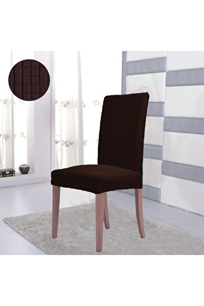 OEM Husa Decorativa pentru Scaun Elastica Mini Maro