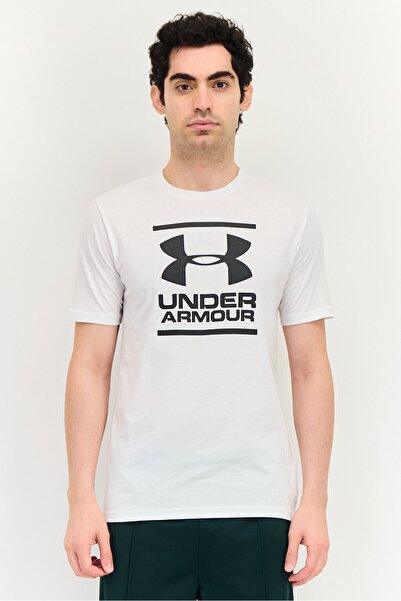 Under Armour Men Loose Fit Short Sleeve Training T-Shirt, White