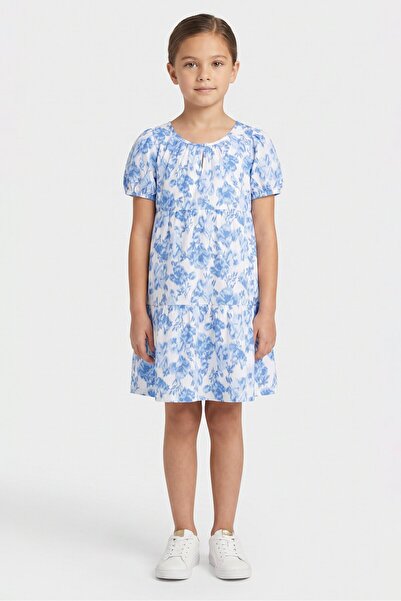 Levi's Kids Girl Graphic Print Short Sleeve Dress, Multicolor