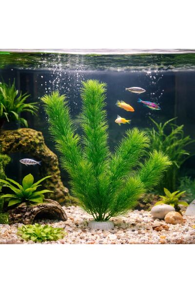 OEM Planta Decorativa Verde pentru Acvariu 30cm