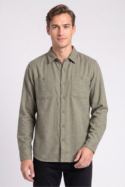 Thomas Sterling Men Regular Fit Plaid Long Sleeve Casual Shirt, Multicolor