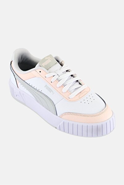 Puma Women Carina Mia Lace Up Outdoor Shoes, White
