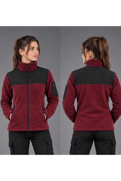 Teknik Soft Shell Polar Hırka 3 Cepli Anti-Pilling Tüylenme Yapmayan Tam Ferm...