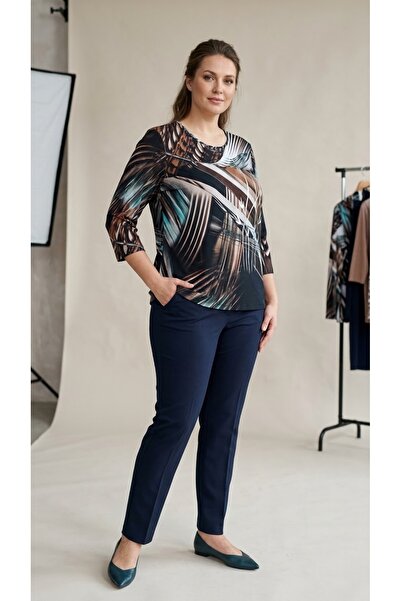 MAXLEVEL MODA Truvakar Sleeve Plus Size Women's Blouse