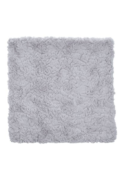 OEM Fata de Perna Decorativa de Iarna din Imitatie de Blana Gri 40x40cm