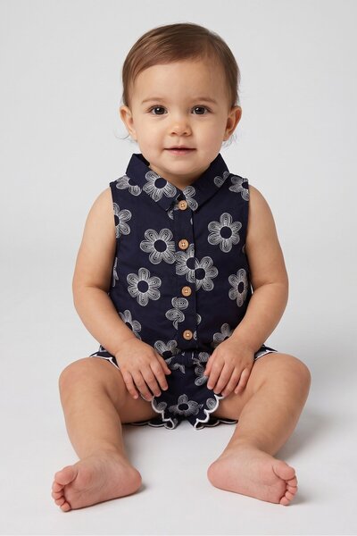 Penelope Mack Toddlers Girl 2 Pieces Floral Print Top And Shorts Set, Multicolor