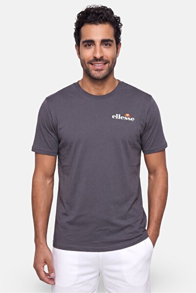 Ellesse Men Sportwear Fit Short Sleeve Outdoor T-Shirt, Dark Grey