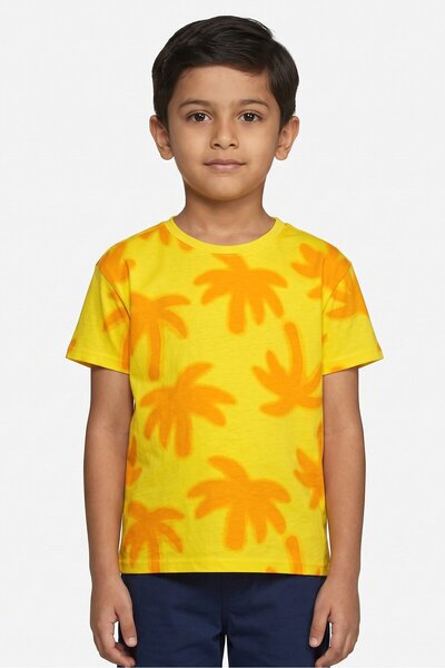 Banana Boat Kids Boy Short Sleeve Graphic Print T-Shirt, Multicolor