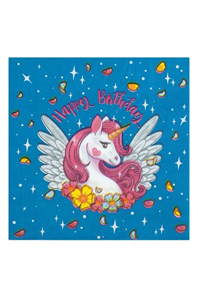 OEM Servetele de Masa de Petrecere cu 2 Straturi Unicorn 33x33cm - 20buc