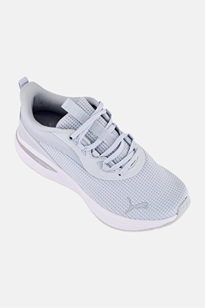 Puma Women Softride Charm Shine Lace Up Running Shoes, Light Grey