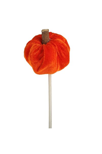 OEM Stick with Velvety Orange Pumpkin 60cm